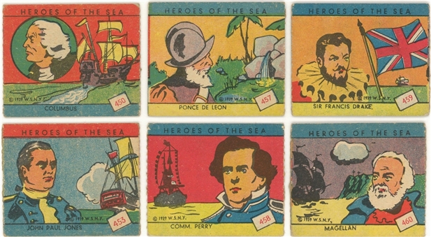 1939 R67 W.S. Corp. "Heroes of the Sea" Complete Set (24)